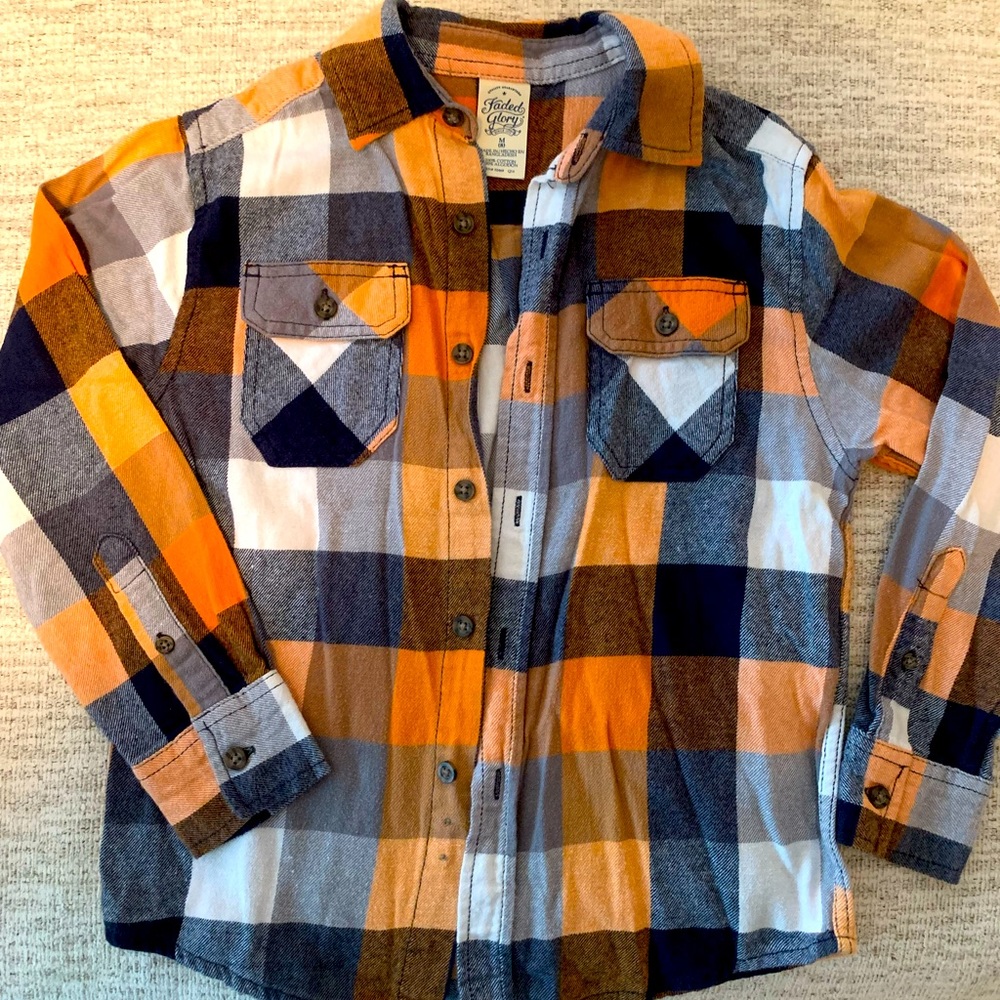 Flannel boys shirt